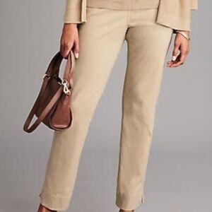 J. Jill Wearever Womens Smooth-Fit Knit Jeans Pull On Stretch Cotton Bl. Tan 4X